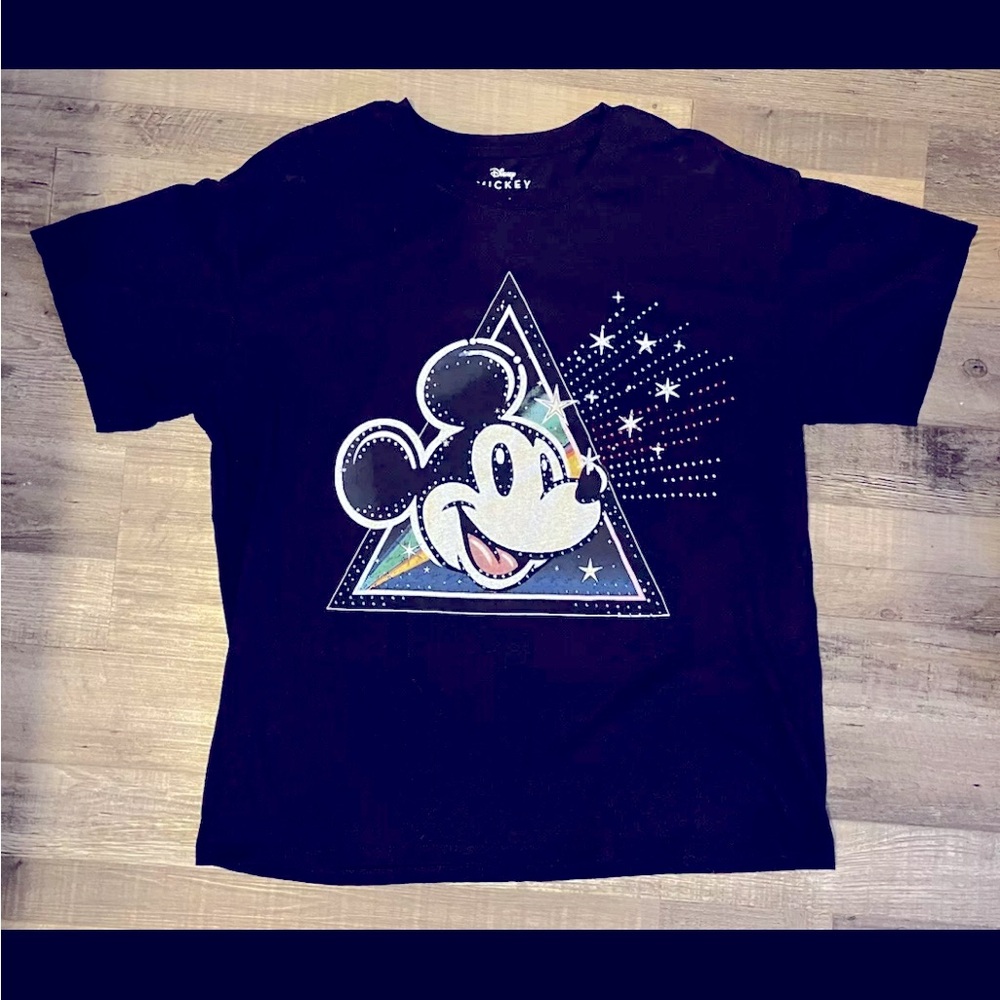 NEW Disney World Shirts Mickey Mouse Pink Floyd Inspired Shirt Size XL 🔥